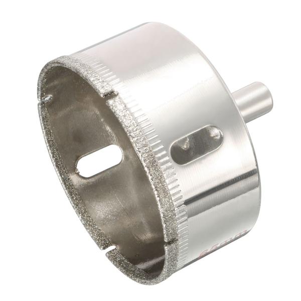 uxcell コアビット ガラス穴あけ ダイヤモンドドリルビット ダイヤモンド粒子 粒子被覆 65m...