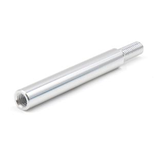 uxcell ギアシフトノブ 延長部 93mm 銀色調 金属製 マニュアル レバー 延長部 自動車に適用