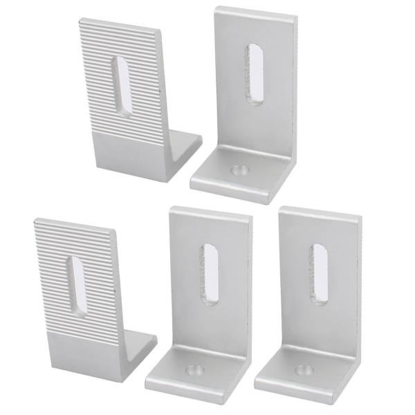 uxcell 屋根のフック 屋根架台取付フック ルーフフック L型 80x40x40mm ステンレス...