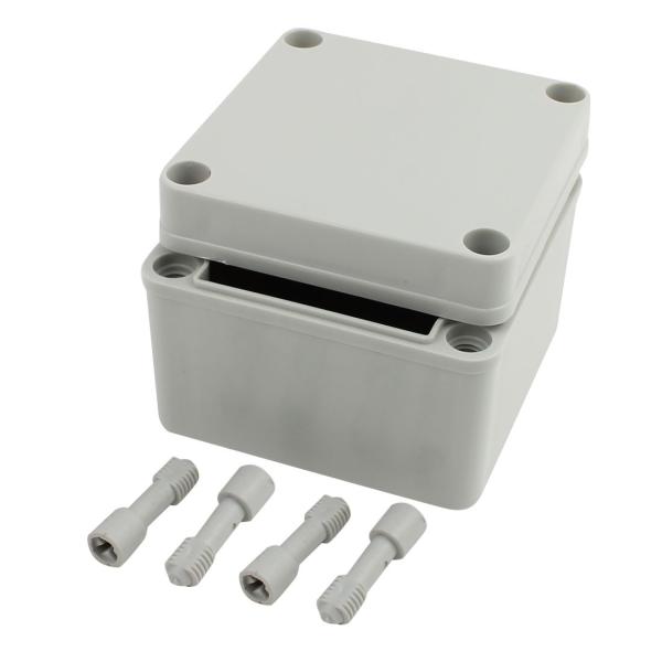 uxcell 防水ジャンクションボックス ABS ラバー ジャンクションボックス 1個入り