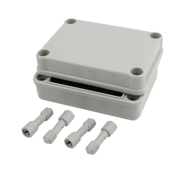 uxcell 防水ジャンクションボックス プラスチック ワイヤ インストール 1個入り