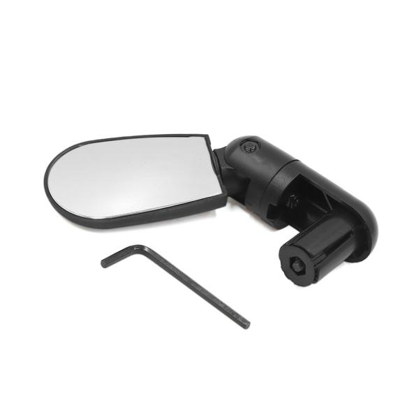 uxcell 自転車 バックミラー ブラック ミニ 回転 柔軟バイク 自転車 サイクリング リアビュ...