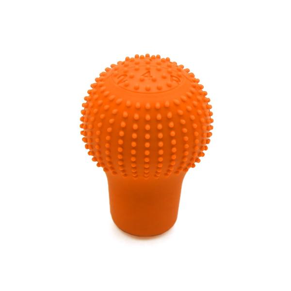 uxcell ギア シフトレバーノブカバー オレンジ 柔らかいシリコーン ノンスリップ自動車 マニュ...