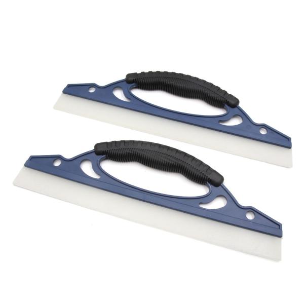 uxcell カーウォーターブレード シリコーン ドライヤー スキージ ウィンドウガラス スクレーパ...