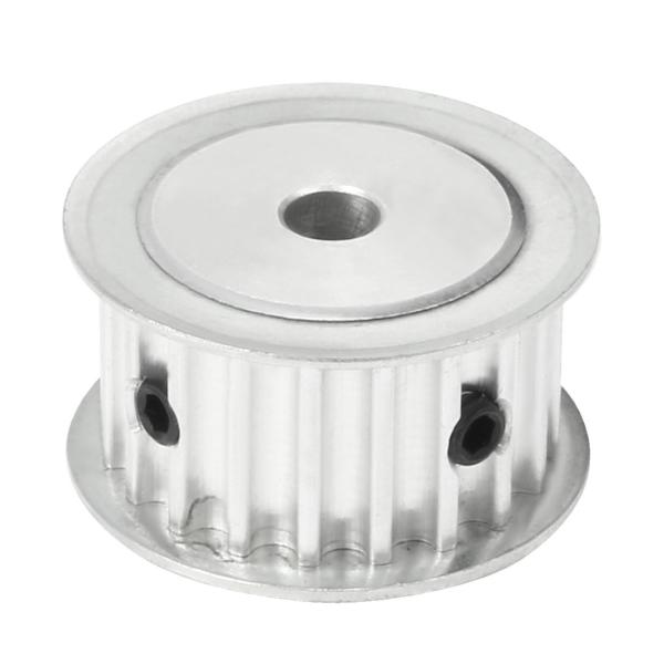 uxcell 5M 6.35mmボアタイミングプーリー アルミニウム 同期ホイール 16mm幅ベルト...