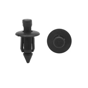 uxcell クリップ ブラック 6mmの穴径 自動車 ドア バンパー