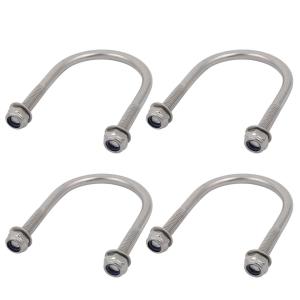 uxcell Uボルト U字金具 丸ベンド 304ステンレススチール