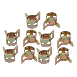 uxcell ホースクランプ スプリングクランプ エアチューブクリップ