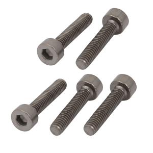 uxcell チタンねじ キャップねじ 六角穴付き M2.5x12mm TA2/GR2材質