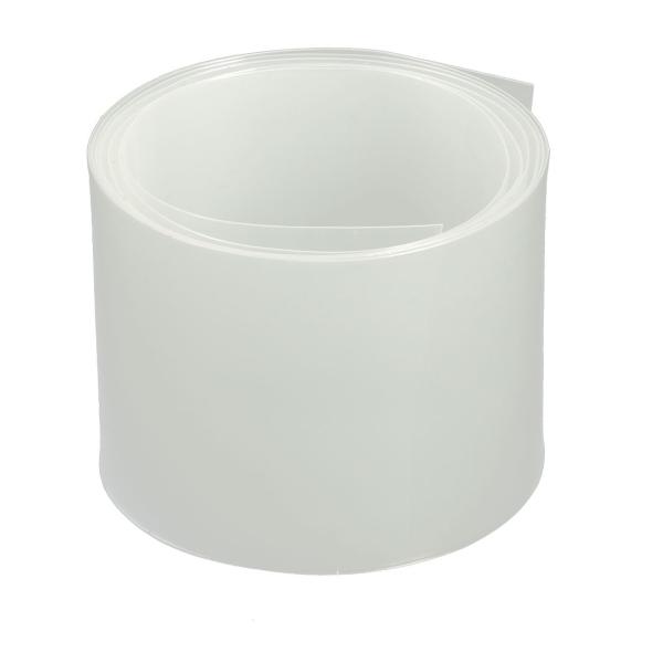 uxcell 熱収縮チューブ クリア フラット幅40mm 長さ1M PVC 2xAA 9V電池対応