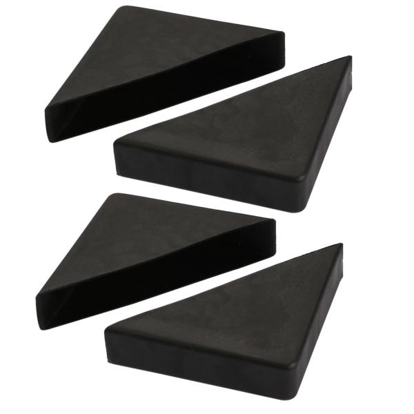 uxcell コーナーガード保護 コーナークッション 80mmx80mm プラスチック 適合厚さ19...
