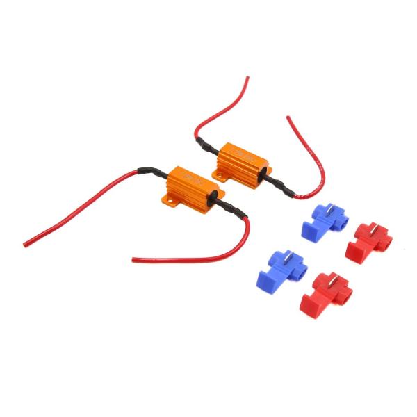 uxcell LED 負荷抵抗 25W 25RJ 25 ohm 固定 LED 電球 ハイパー フラッ...