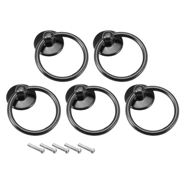 uxcell キャビネットプルハンドルノブ ドロワーリングプルハンドル 52mmx43mm M4 5...