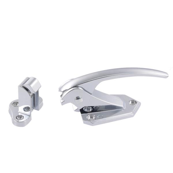 uxcell 冷凍庫ドアラッチ スプリング付きハンドル フリーザーグリップハンドル 101mmx44...