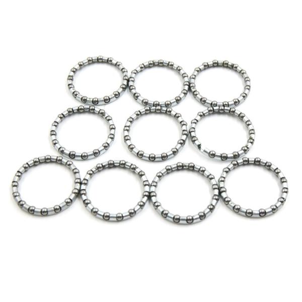 uxcell ボールベアリングケージ スチール製 32mm内径 16ボールのバイクアクスルホイール球...