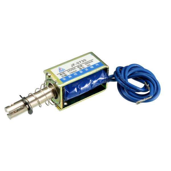 uxcell DCソレノイド電磁石 JF-0730 DC 24V 300mA 7.2W 5N 10m...