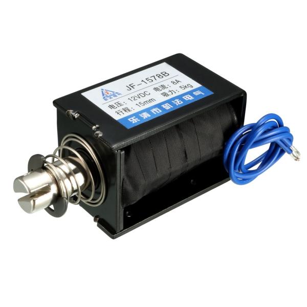 uxcell ソレノイド  ストローク50GF 強制オープンフレーム DC12V 50N 15mm