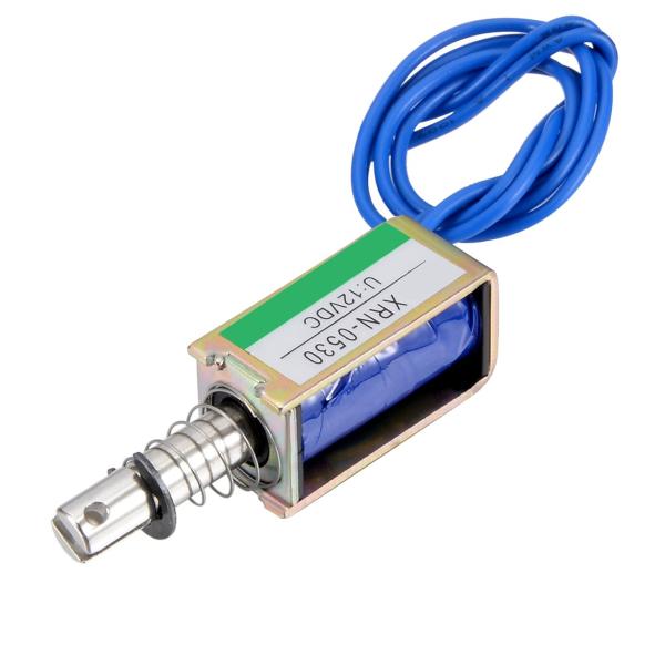 uxcell　ACソレノイド電磁石　オープンフレーム　プルタイプ　DC 12V 0.3A 3.6W ...