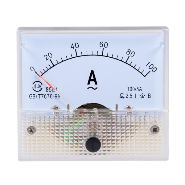 uxcell アナログ電流計 AC 0-100A 4A卒業 2.5精度クラス モデル85L1 3.2...