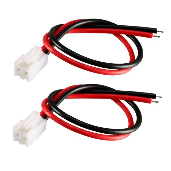 uxcell ターミナルコネクタワイヤケーブル 3.96mmピッチ 22 AWG SM 2ピンプラグ...