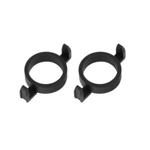 uxcell ヘッドライトホルダー 車用 H7 LED ヘッドライトベースバックル ランプ バルブ ホルダー アダプタ 2個入り