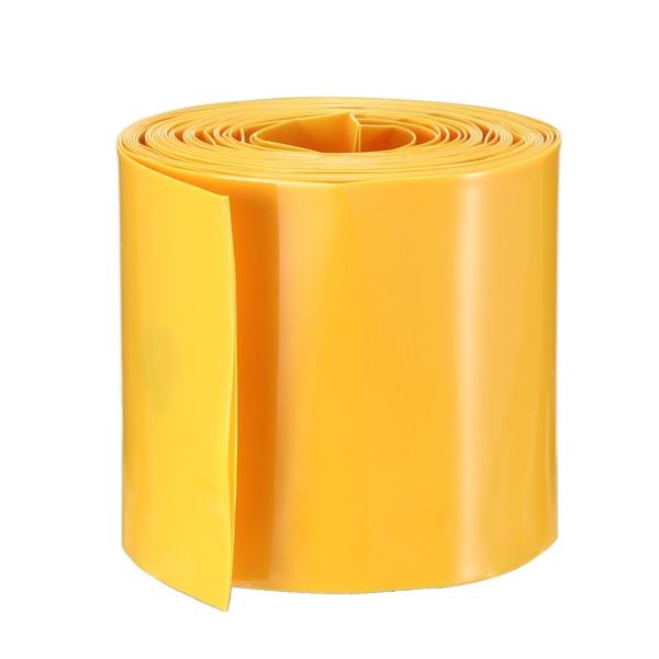 uxcell PVC熱収縮チューブ シングル18650バッテリー用 フラット幅29.5mm 長さ2M...