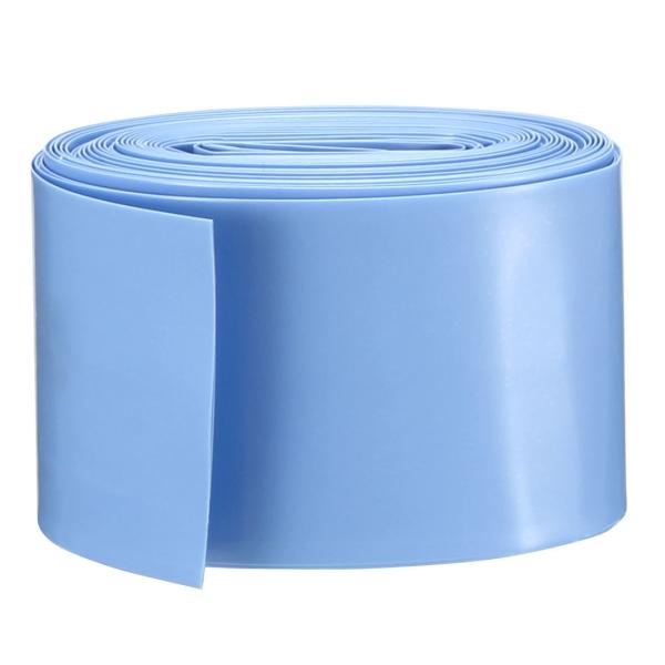 uxcell PVC熱収縮チューブ シングル18650バッテリー用 フラット幅29.5mm 長さ5M...