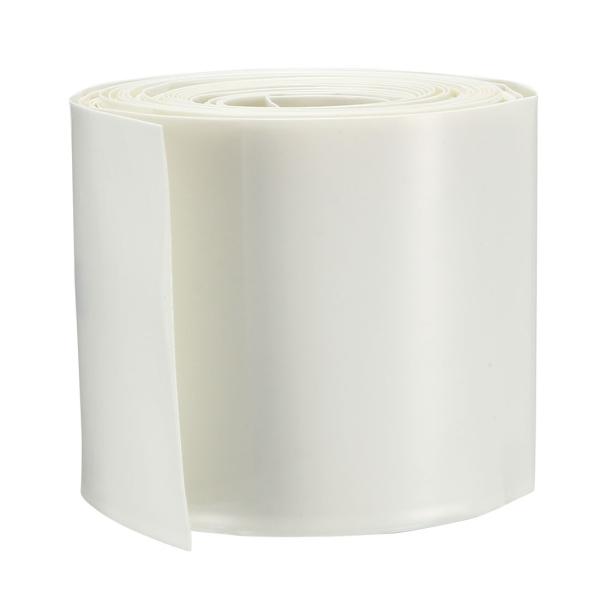 uxcell PVC熱収縮チューブ バッテリーラップ 幅50mm 長さ5M 二重18650電池用 ホ...