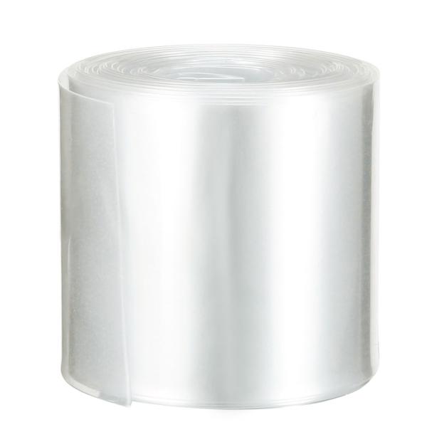 uxcell PVC熱収縮チューブ バッテリーラップ 幅50mm 長さ5M 二重18650電池用 ク...