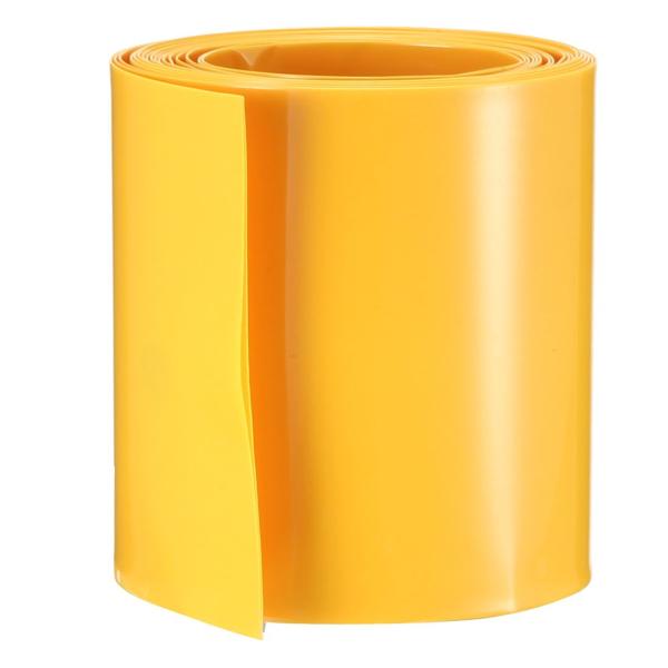 uxcell PVC熱収縮チューブ バッテリーラップ シュリンクラップ 幅56mm 長さ2M AAA...