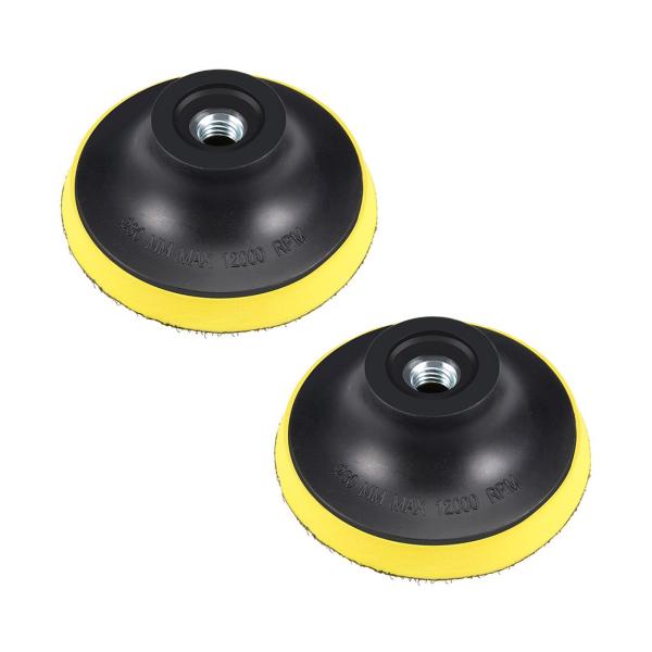 uxcell ポリッシャー バフ ポリッシャー用 研磨バフ 外径80mm 厚5mm M10めねじ 最...