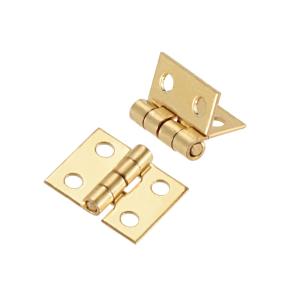 uxcell ミニバットヒンジ 蝶番 ボックスヒンジ ゴールデン