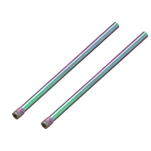 uxcell ガラスホールソー コアビット 長さ50mm 直径3mm カッターツール シャンク径3mm 2個入り