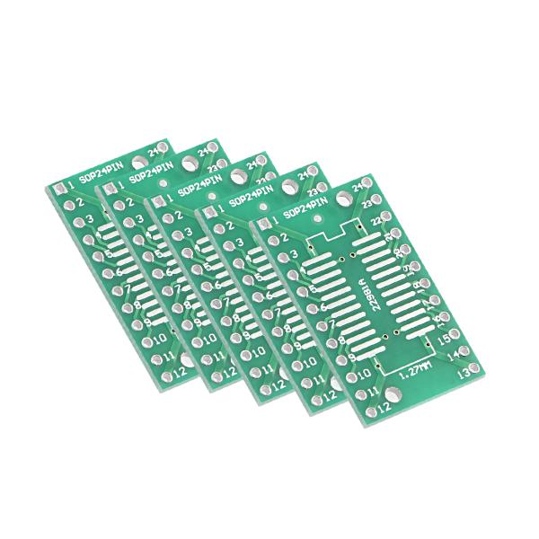 uxcell DIPコンバータPCBボード SSOP 24P 0.65 / SOP 24P-1.27...