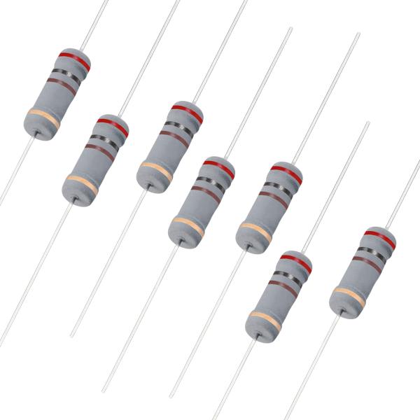 uxcell CF抵抗器 カーボンフィルム抵抗器 単一固定抵抗 5％公差 2W 200 Ohm 20...