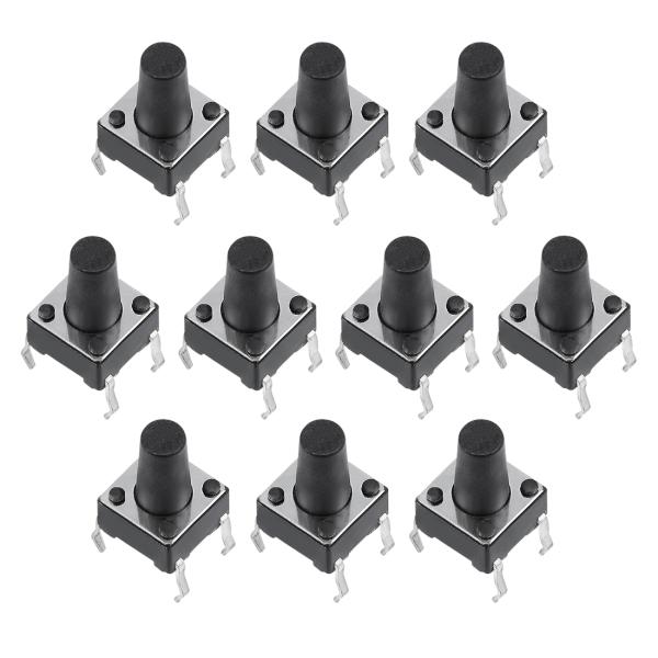 uxcell マイクロタクトスイッチ 押しボタンスイッチ PCBモメンタリ ミニ 6x6x9.5mm...