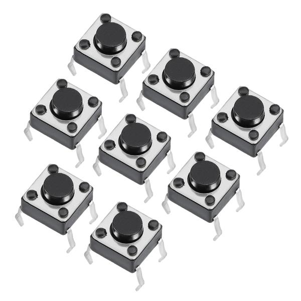 uxcell マイクロタクトスイッチ 押しボタンスイッチ PCBモメンタリ パネルミニ 6x6x4....