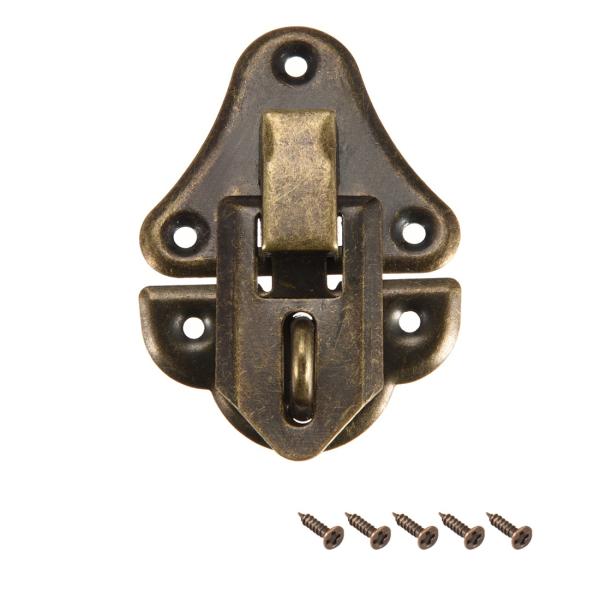 uxcell ボックスラッチ レトロスタイルの装飾ハプス ジュエリーケースキャッチ スクリュー付き ...