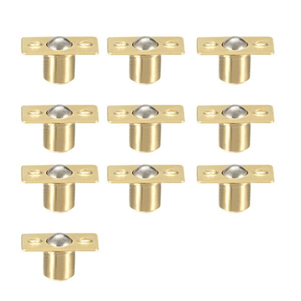 uxcell ボールラッチ 家具フィッティング ドアボールキャッチ 9.5mmシャフト径 ゴールドト...