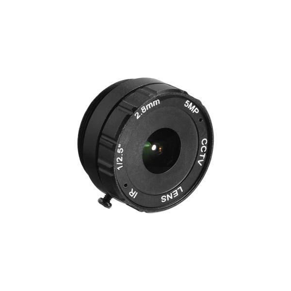 uxcell カメラレンズ 焦点距離2.8 mm 5MP F1.2 FPV CCTV レンズ 広角 ...