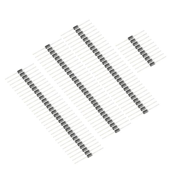 uxcell 整流ダイオード 電子部品プロジェクト 3A 100V 9×5mm 1N5401 100...