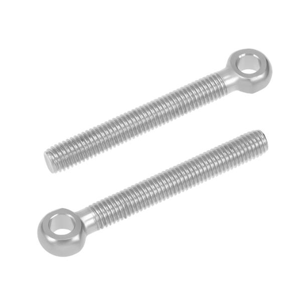 uxcell アイボルト 304ステンレススチール製M10 x80mm 2個入り