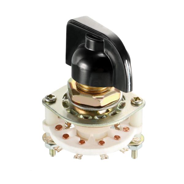 uxcell バンドセレクターロータリースイッチ 1P11T 1ポール 11スロー 1デッキ 10ピ...