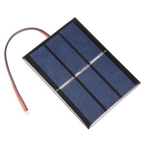 uxcell ソーラーパネル 2W 12V ブラック グリーン 1個入り : ソウテン