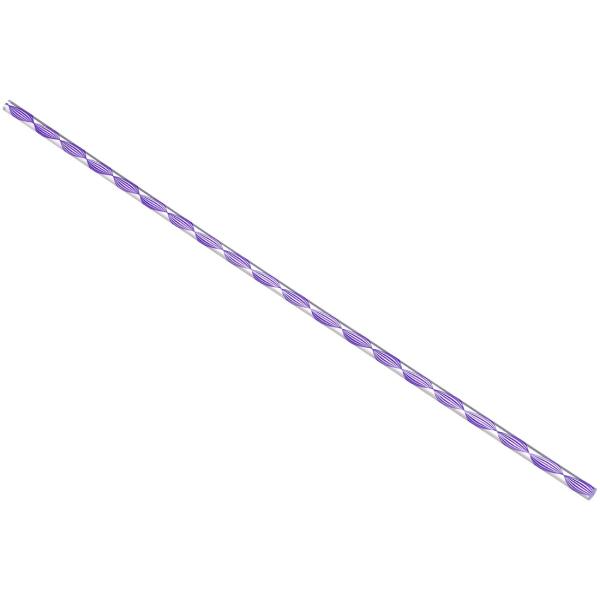 uxcell アクリルプレキシガラス丸棒 PMMAバー スパイラル ダークパープルライン 5mm x...