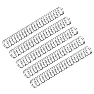uxcell 圧縮スプリング コイルばね 圧縮ばね .5 x 5 x 45mm