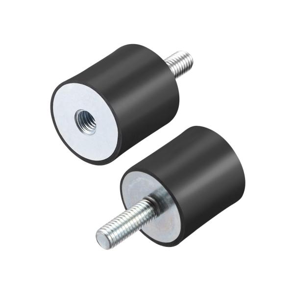 uxcell ゴムマウント M8 ゴムマウントショックアブソーバー アンチ 防振 アイソレータ 3m...