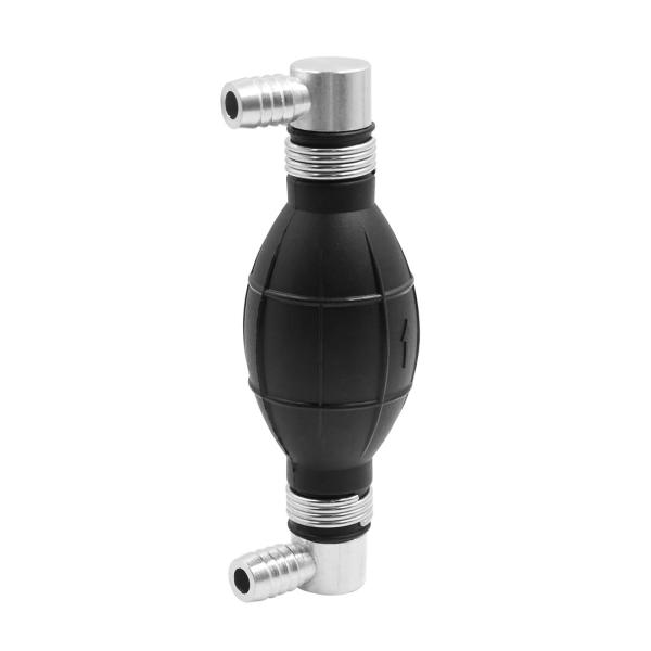 uxcell フューエルラインポンプ 12mm ブラック ゴム 真空 ガソリン オイル 燃料 ライン...