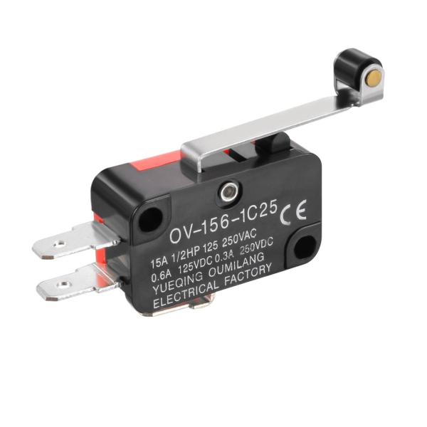 uxcell マイクロスイッチ OV-156-1C25 15A 125/25VAC SPDT NON...