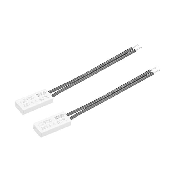 uxcell サーモスタット 温度スイッチ バイメタル製 温度90℃ 正常に閉めるN.C 5A 2個...